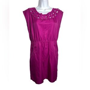 Banana Republic dress size 4 petite bright hot pink mini dress with pockets 🩷🩷